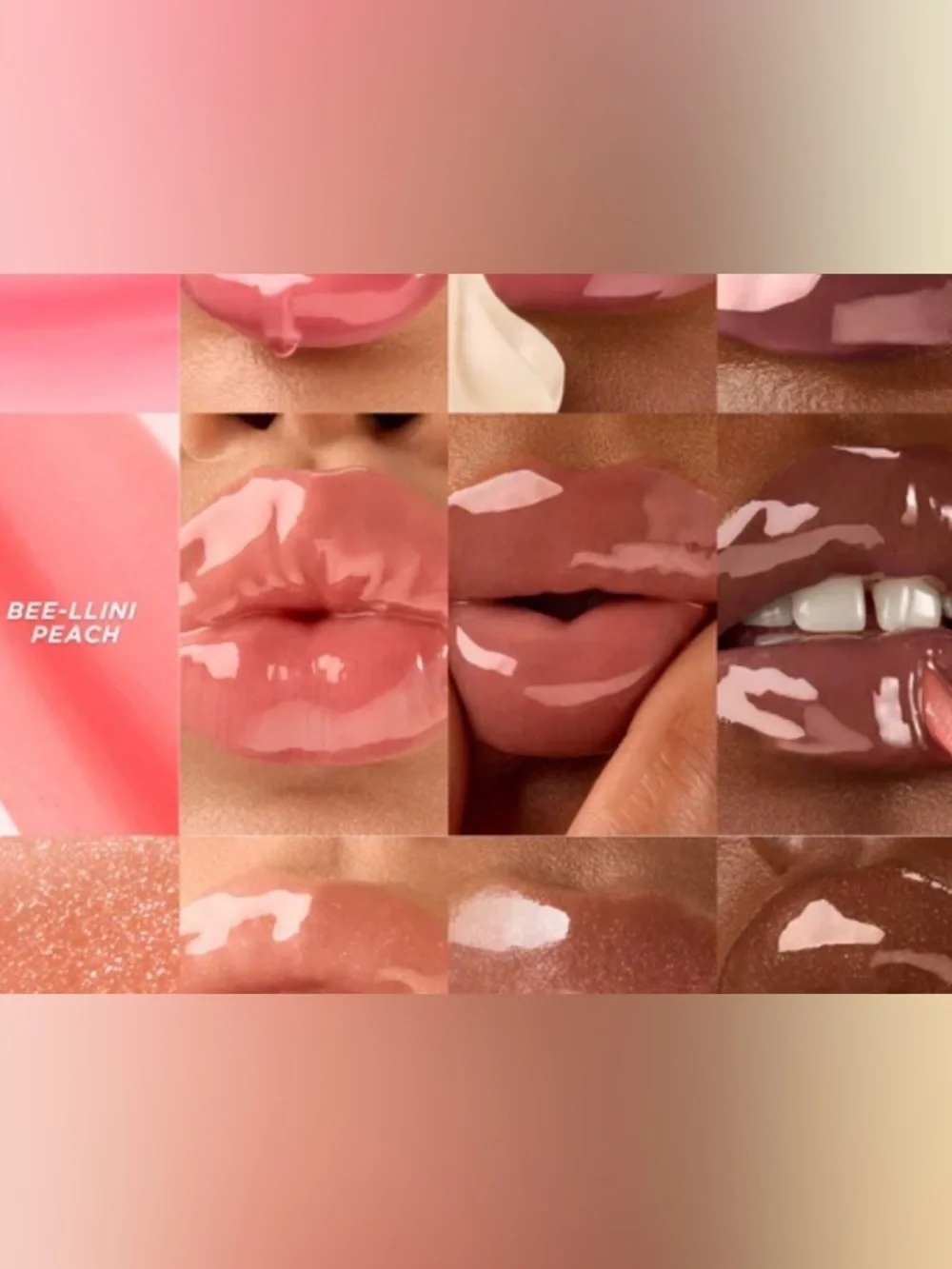 Gisou Honey Infused Lip Oil in Bee-llini Peach